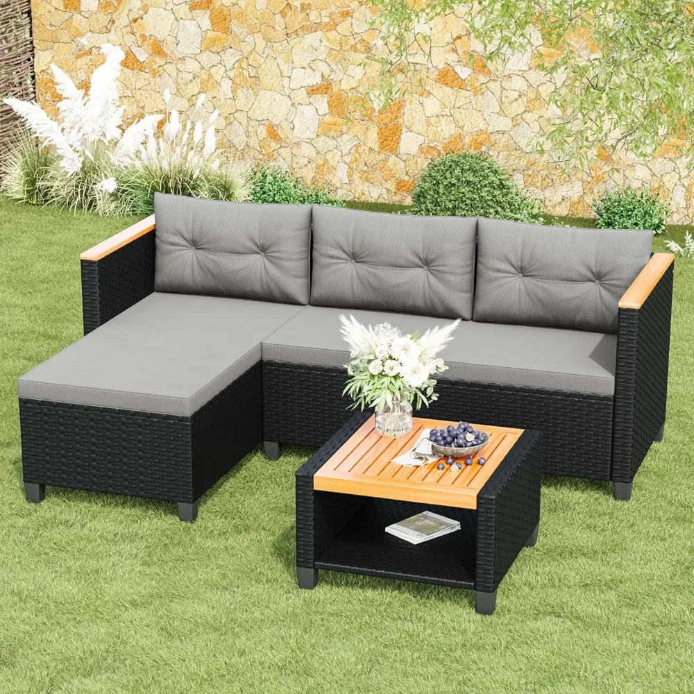 All-Weather Wisteria Lane 3-Piece Patio Furniture Set