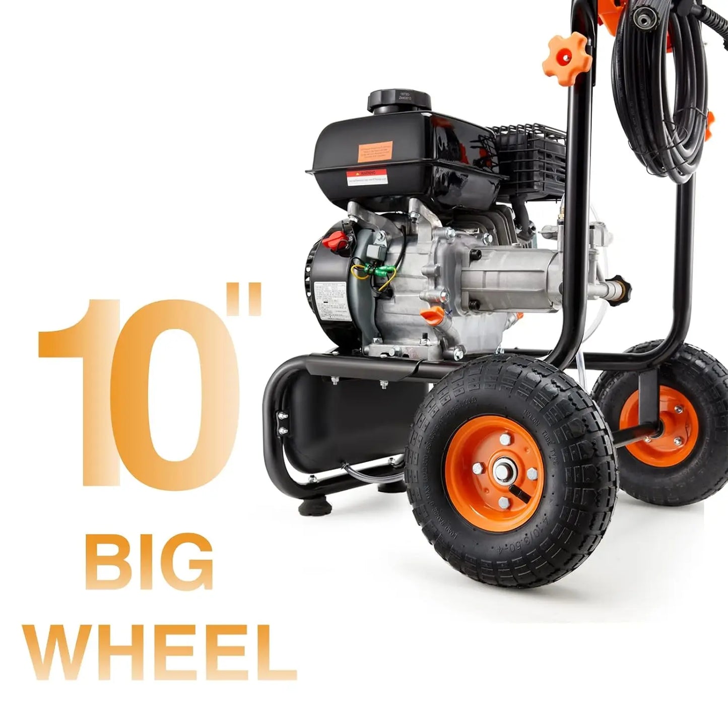 Gas Pressure Washer with 4 Adjustable Nozzles