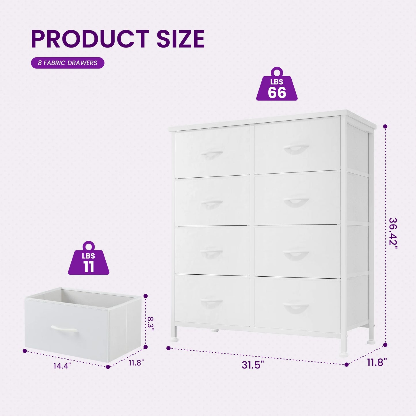 Wardrobe with Storage Cabinet Steel Frame