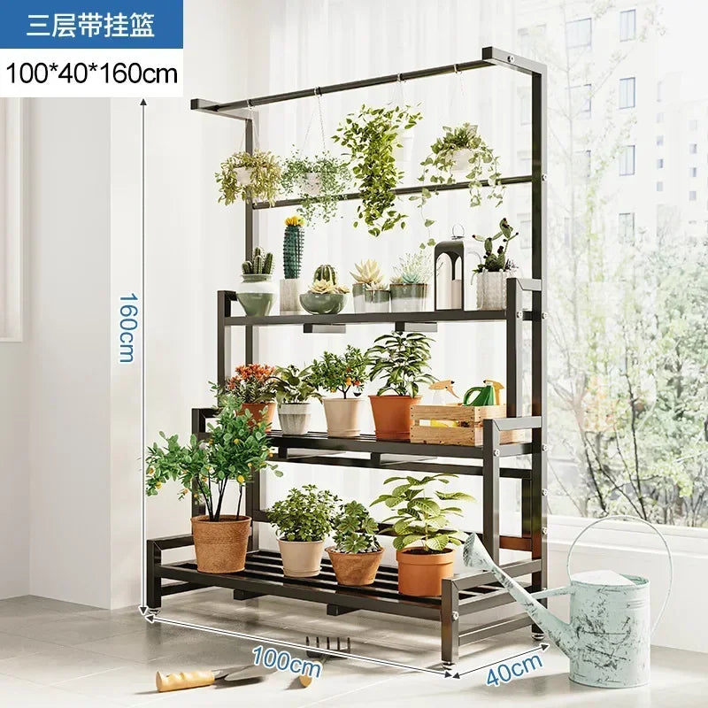 Universal Outdoor Metal Square Plant Rack