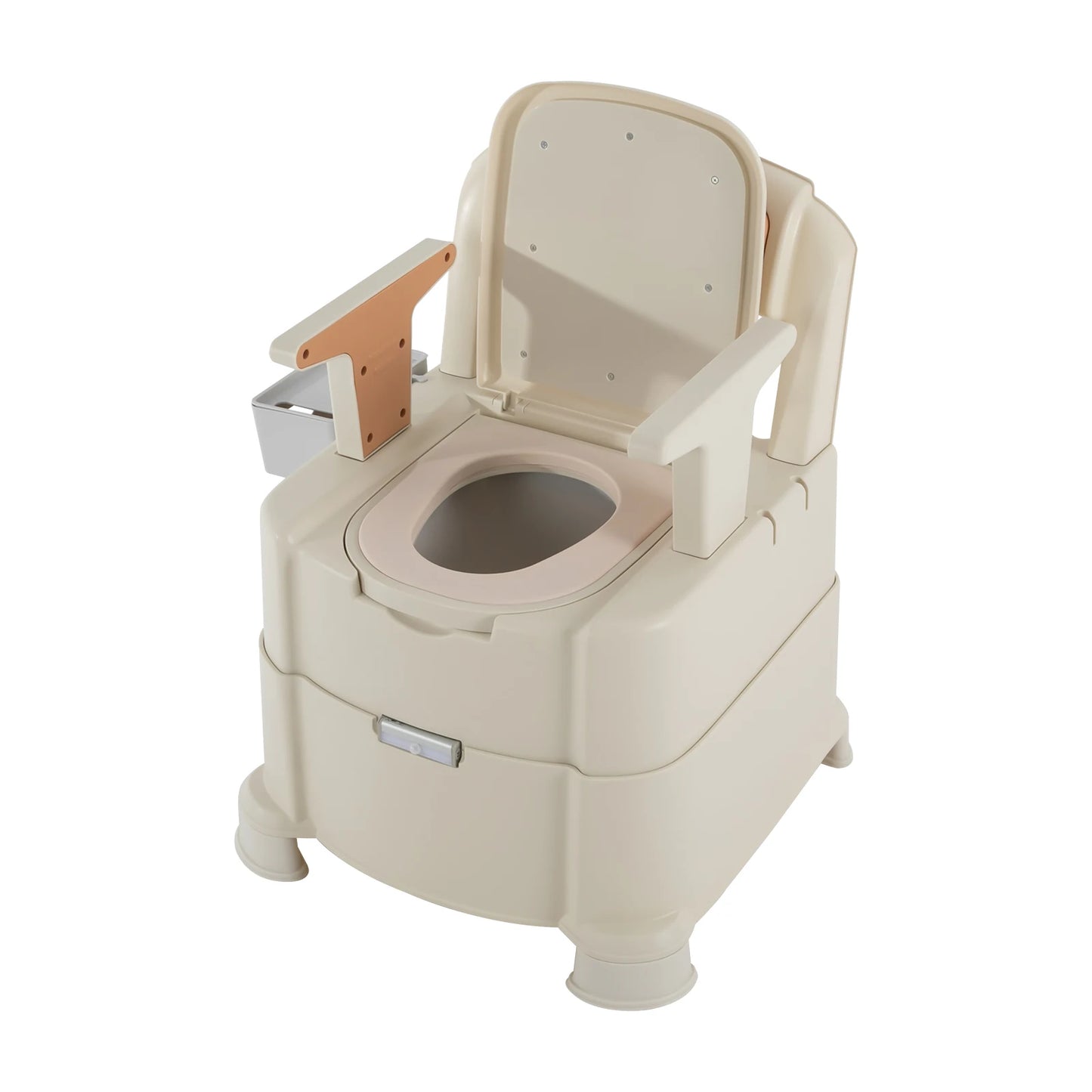 Bedside Portable Toilet With Sensor Night Light