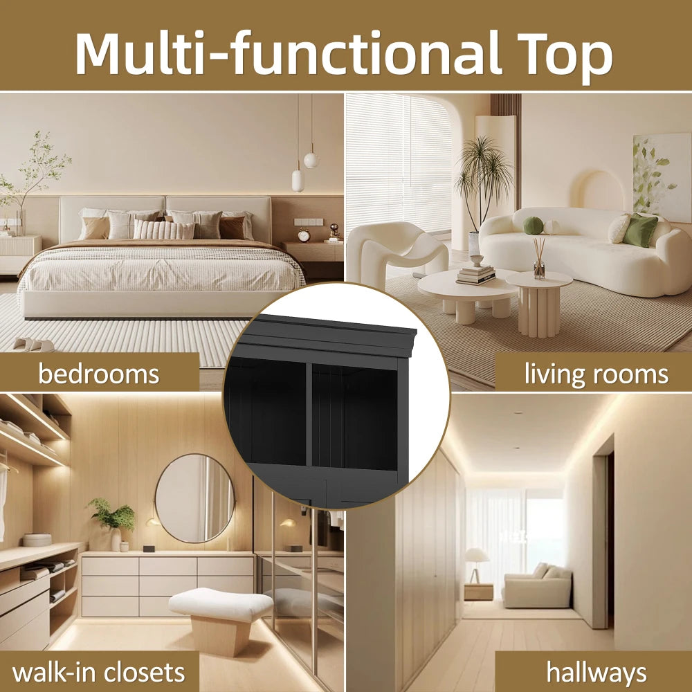 Hall Entryway Storage Organizer Cabinet with Bench