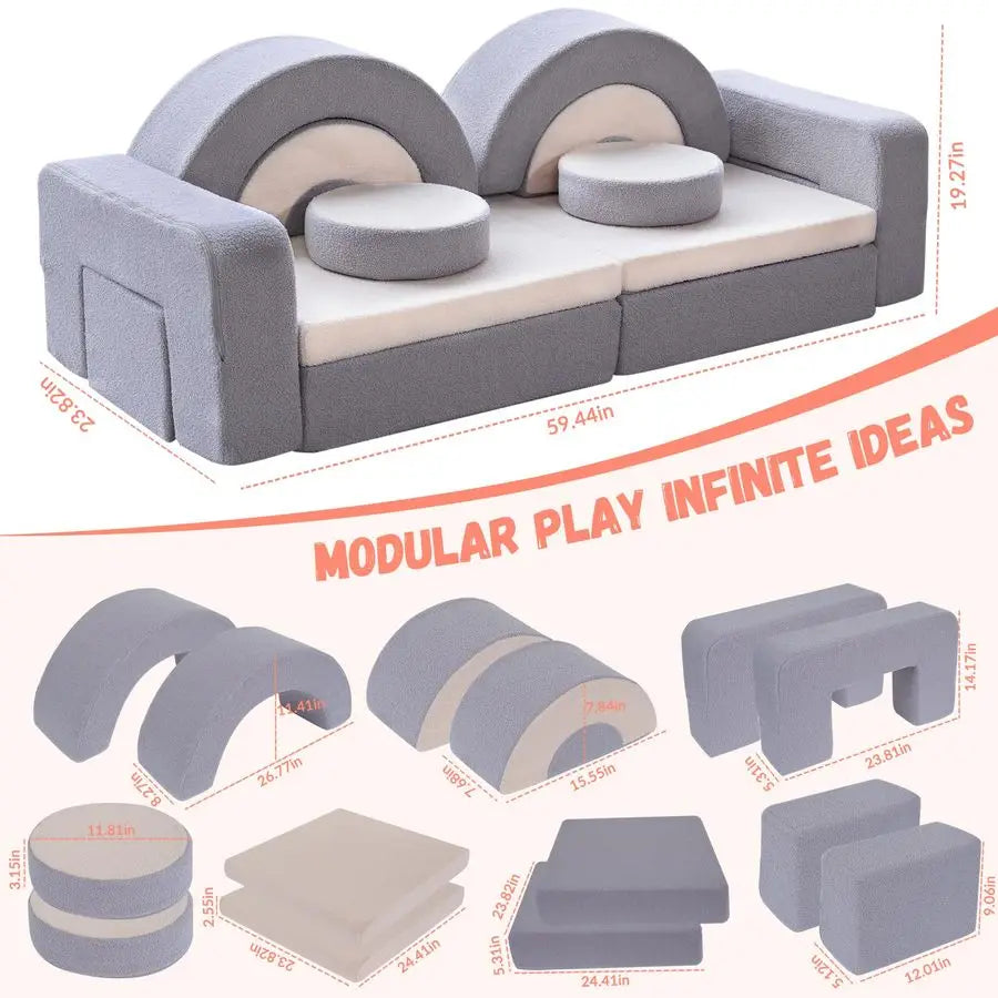 Modular Kids Play Couch