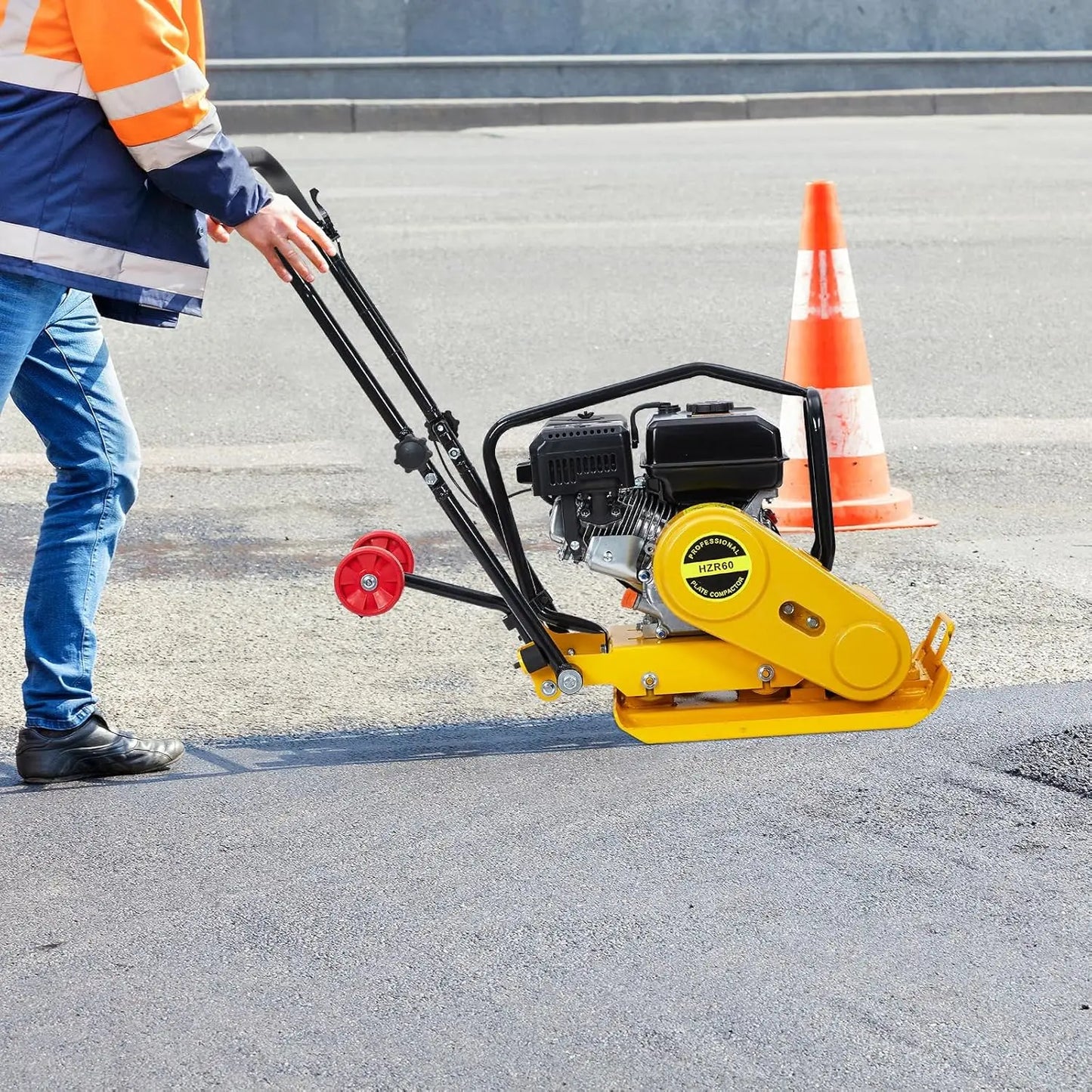 Plate Compactor Ram with Compaction Force Ground Compactor