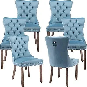 Velvet Dining Chairs Set