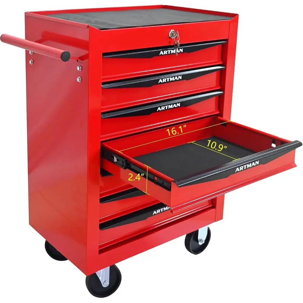 Lockable Storage Cabinet Rolling Tool