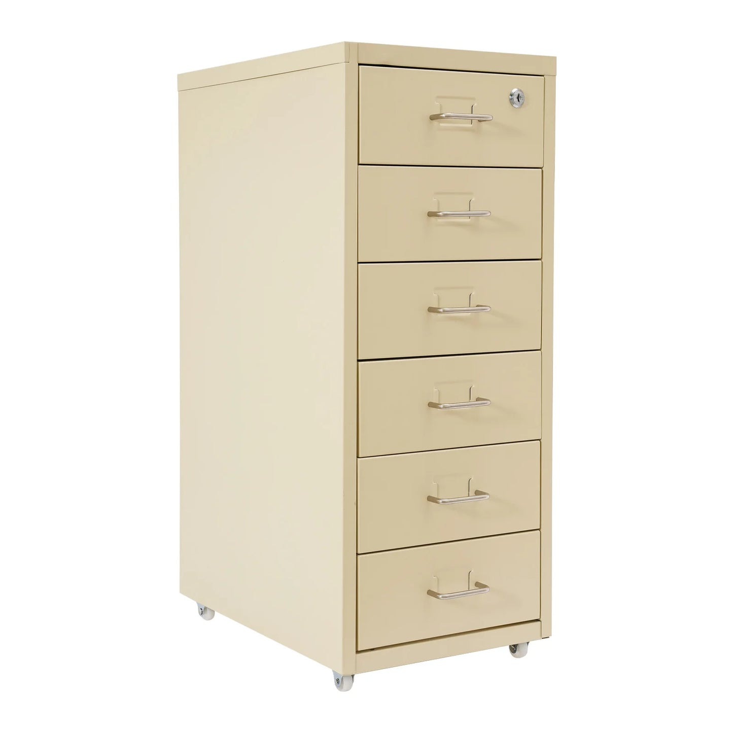 Lockable Rolling Metal File Cabinet