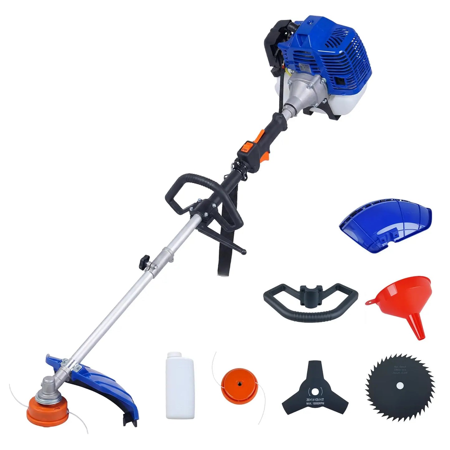 Gas Weed Eater Quick Start With Shoulder Strap