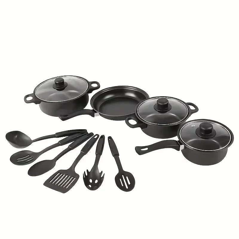 Nonstick Pots and Pans with Utensils Cookware Set