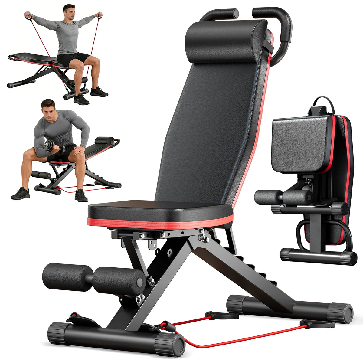 14-in-1 Foldable Dumbbell Bench Weight