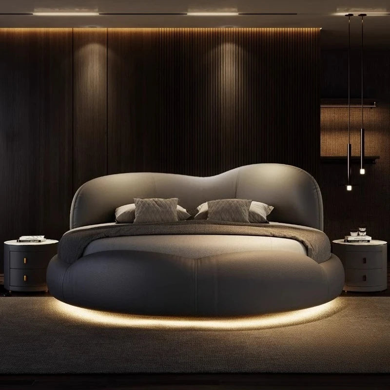 Modern Nordic luxury bed Base and frame