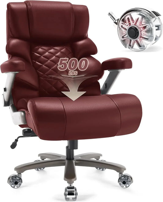 Large Computer Chair with Adjustable Lumbar Support