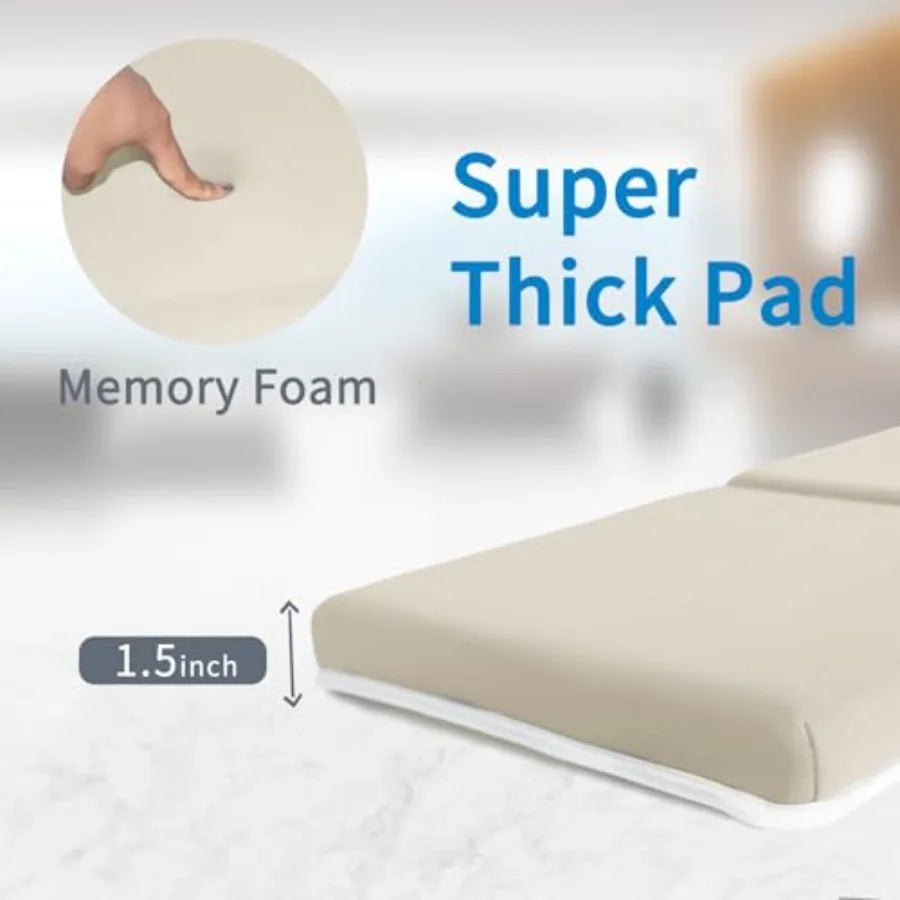 Bath Kneeler with Elbow Rest Pad Set