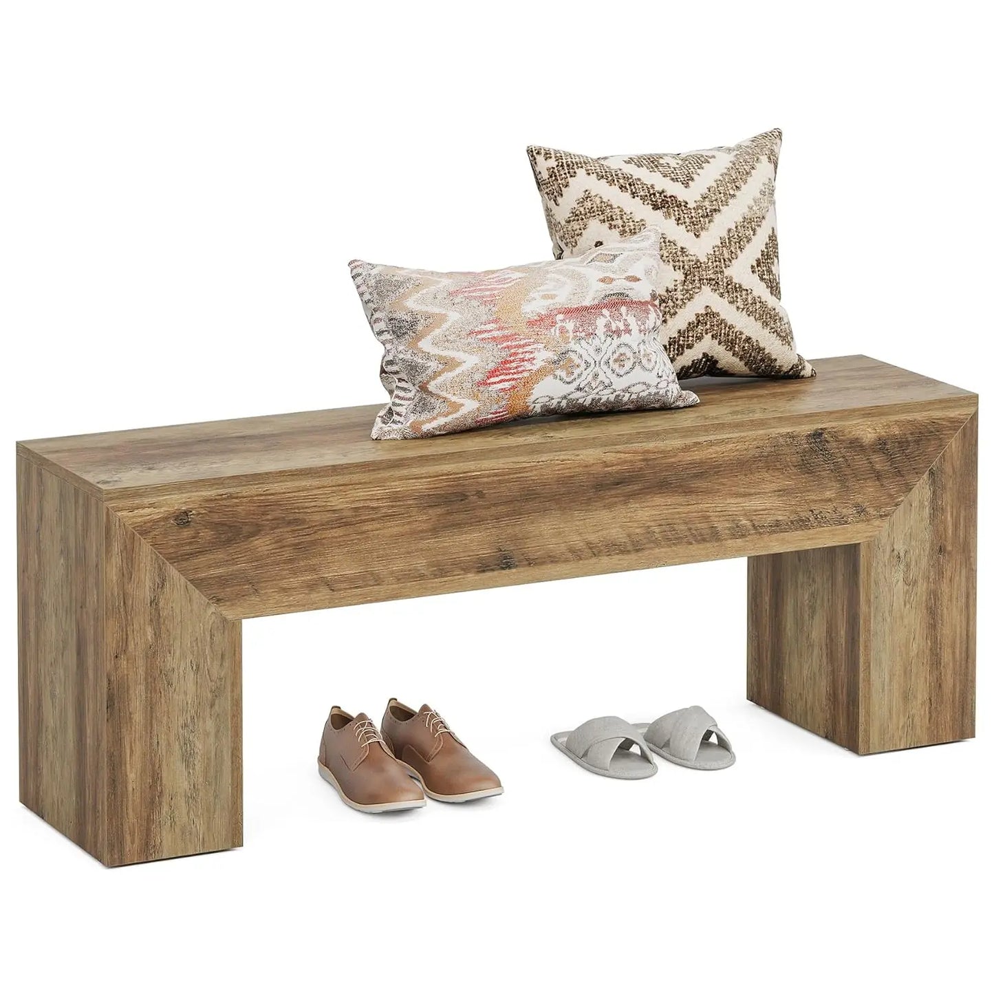 Wooden Entryway Bench