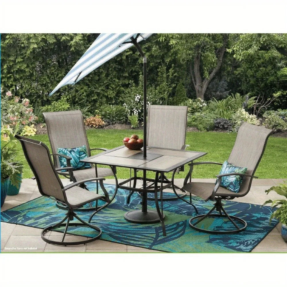 Matte Round Umbrella Base Designed for Patio Tables