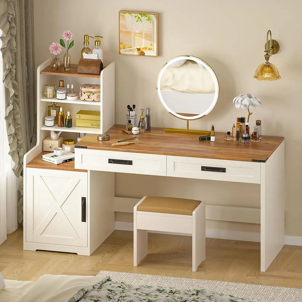 Antique Desk with Drawers with Storage