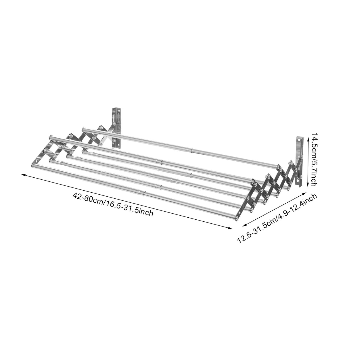 Heavy Duty Foldable Wall Drying Rack