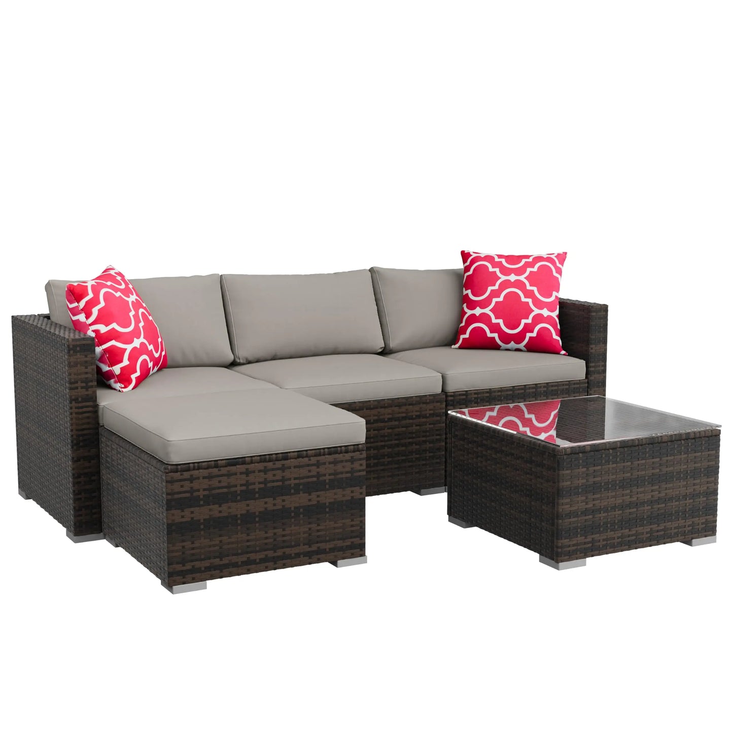 All Weather Wicker Patio Furniture Set
