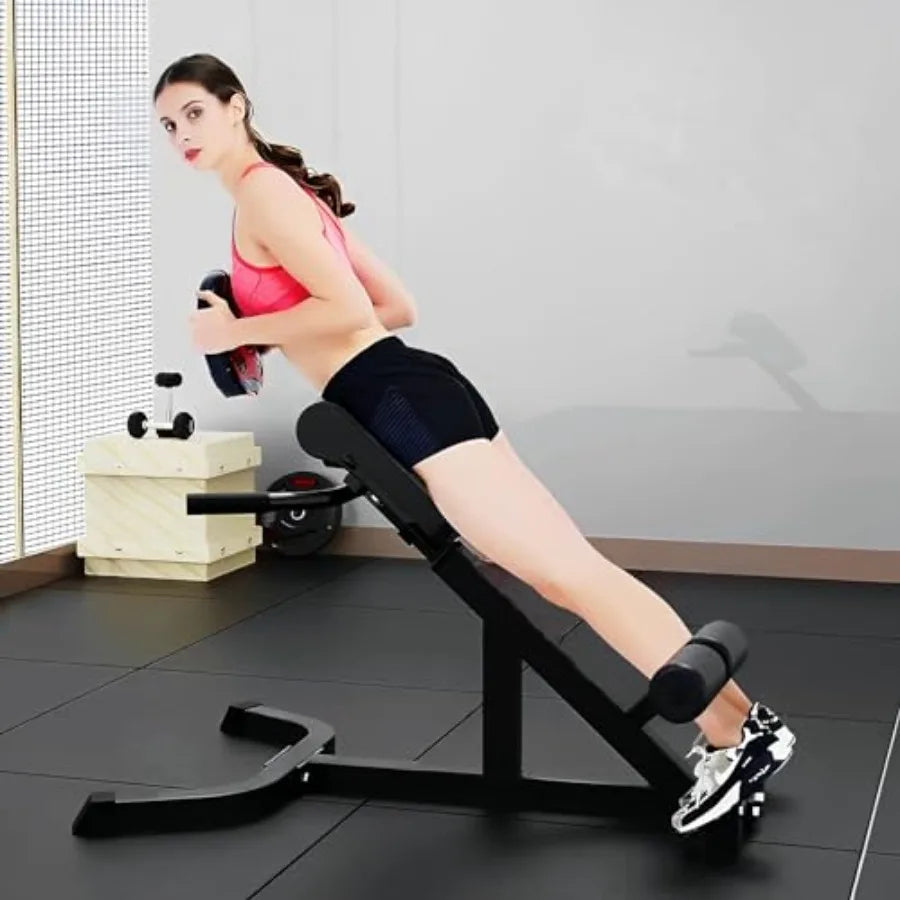 Hyperextension Bench for Abs and Gluten Workout Equipment