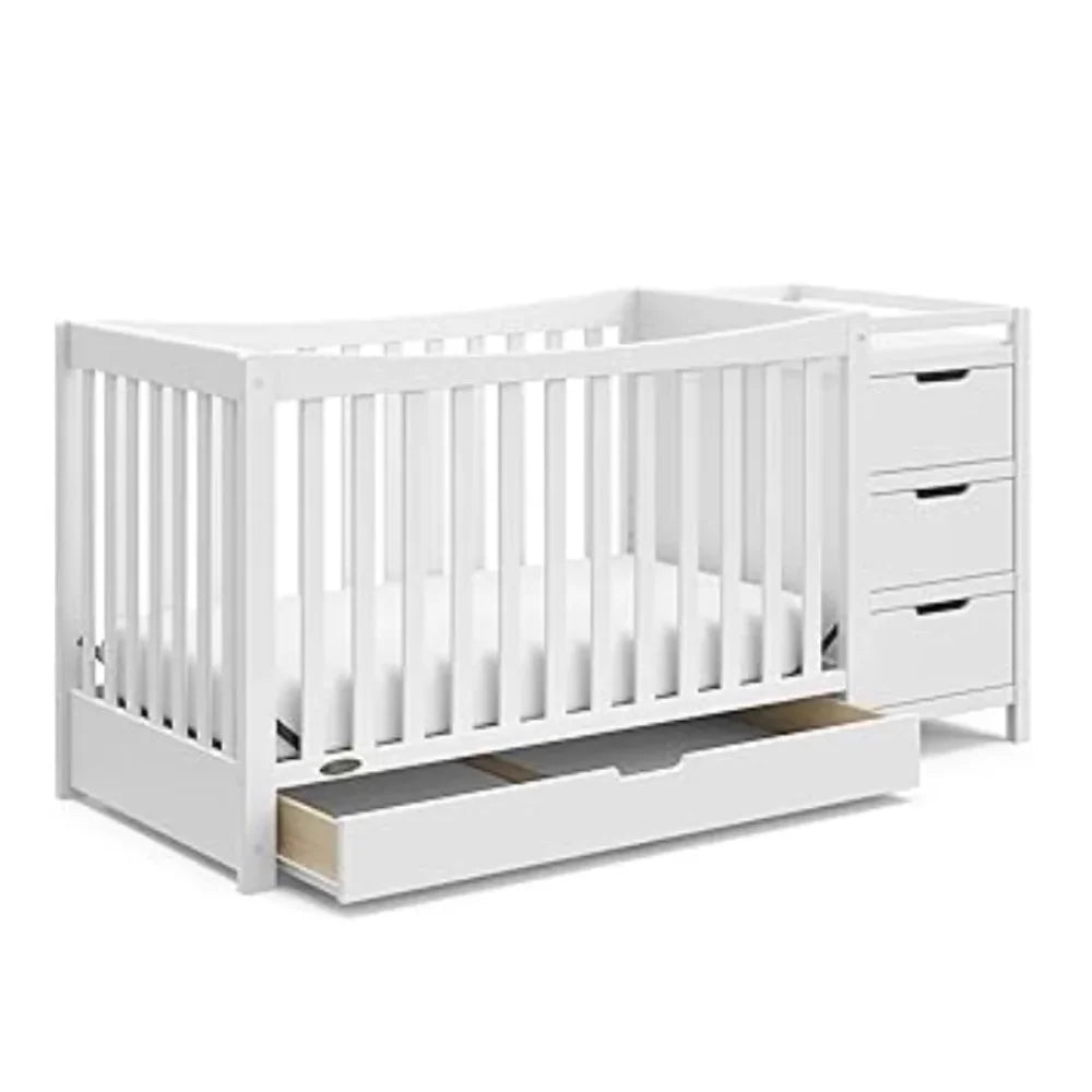 Baby Crib And Changing-Table