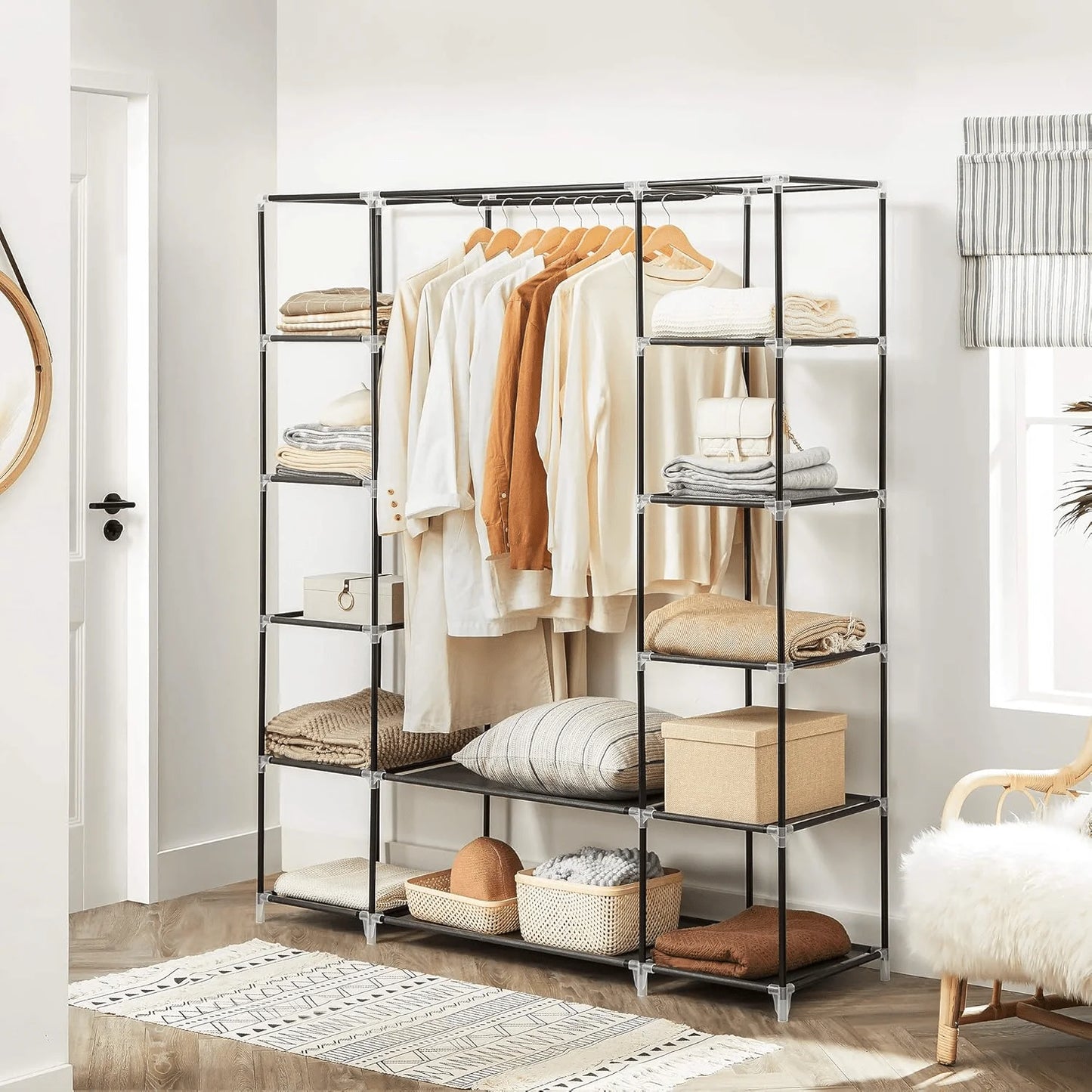 Wardrobe Organizer Rack