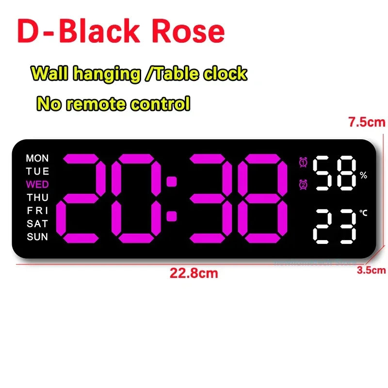 Decoration Remote Control Clock