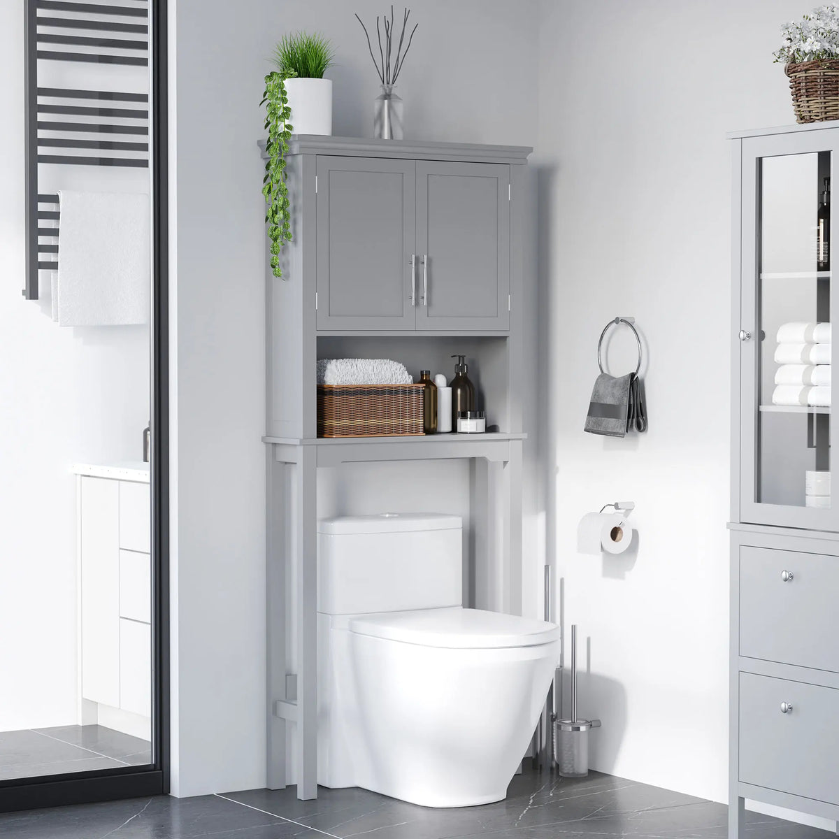 Over the Toilet Storage Cabinet