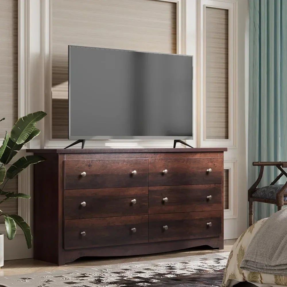 Modern Large Wood Dresser