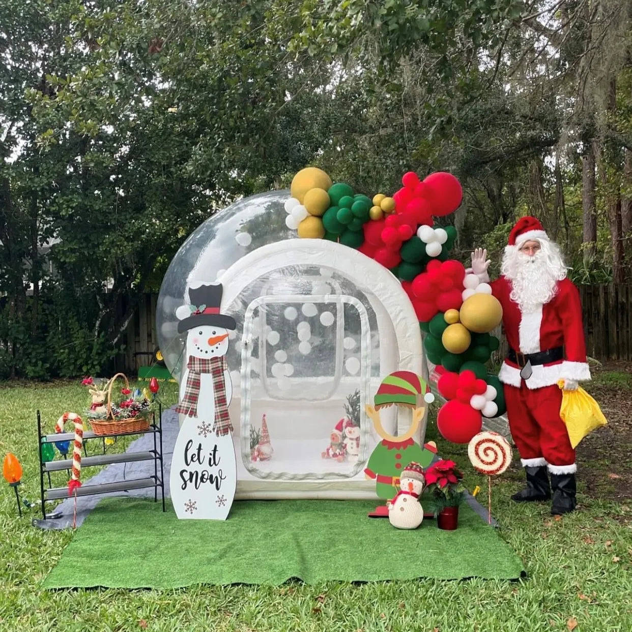 Inflatable Air Soft Bubble Bounce House
