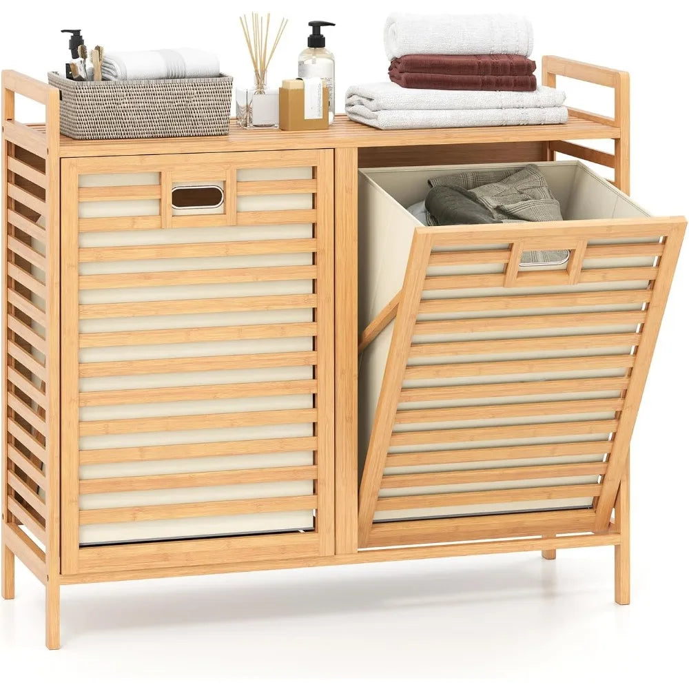 Tilt-Out Laundry Hamper,  with ,