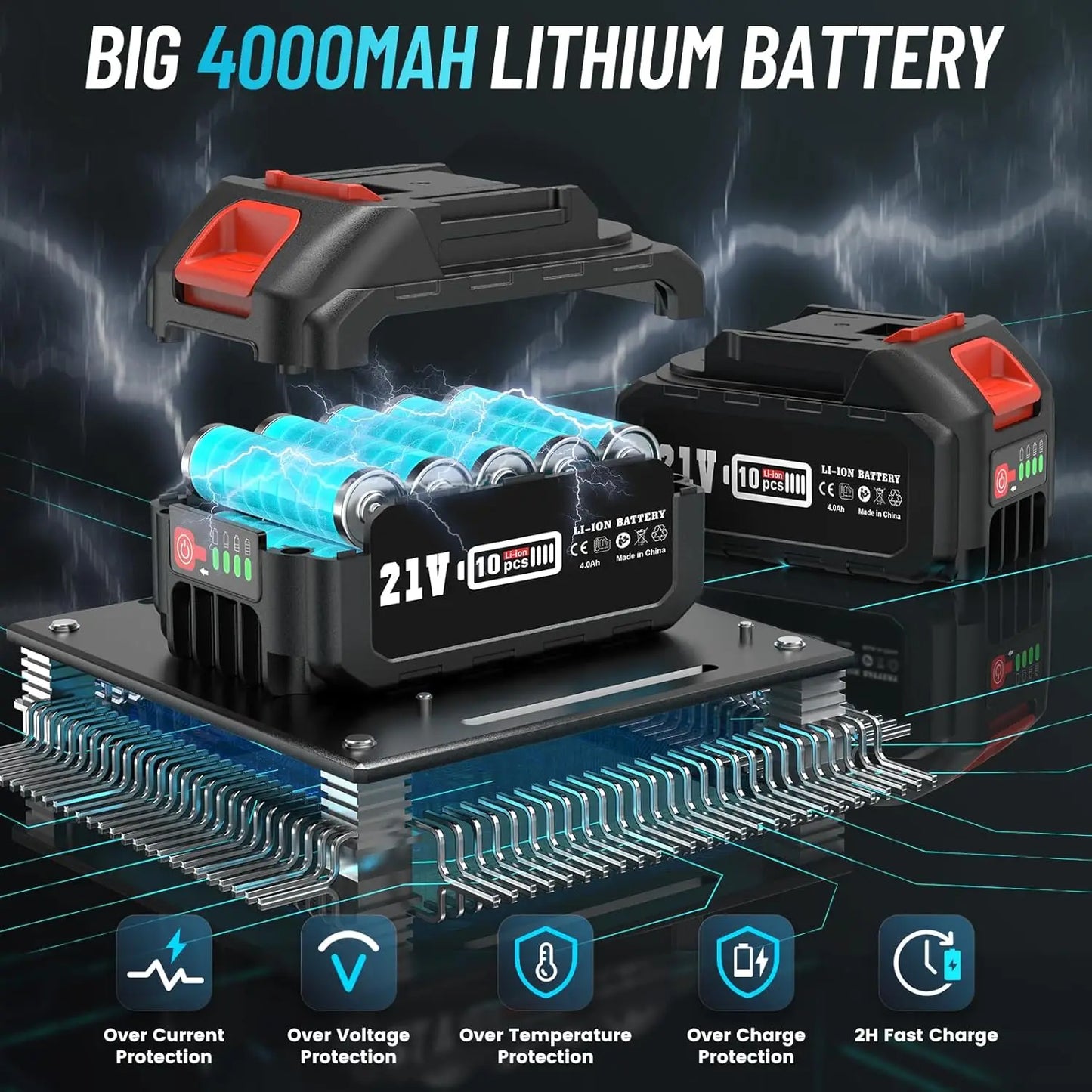 Cordless Electric Saws with Pole Tool