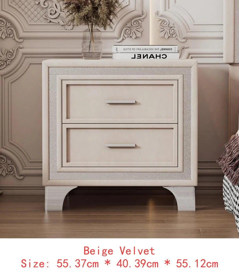 Modern Upholstered Bedroom Set with LED Lighting