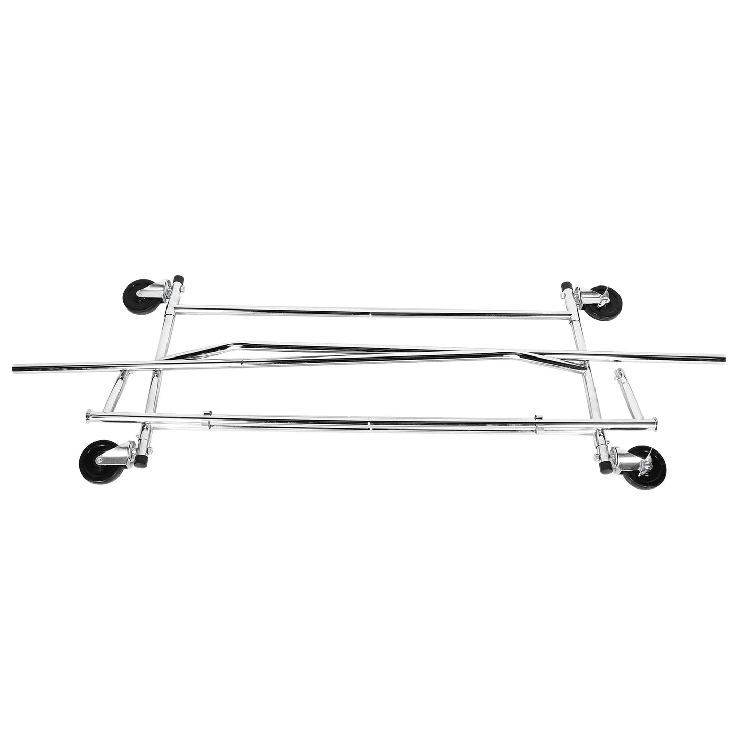 Adjustable Rolling Garment Rack with Sturdy Wheels