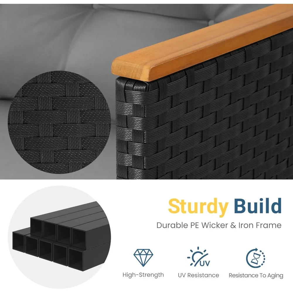 All-Weather Wisteria Lane 3-Piece Patio Furniture Set