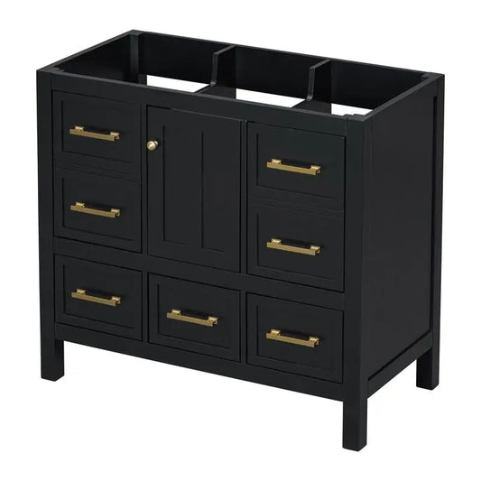 Freestanding Vanity Frame Storage Cabinet