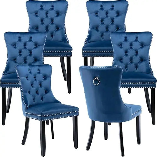 Velvet Dining Chairs Set