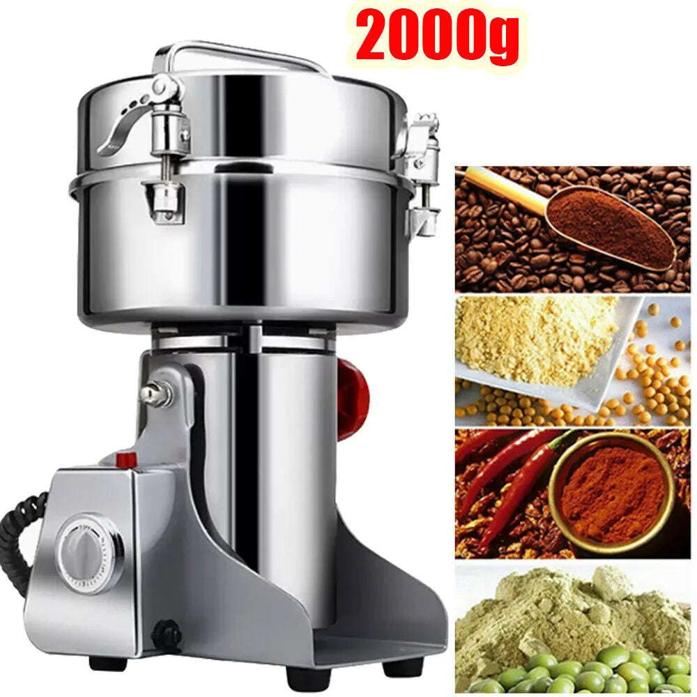 Stainless Steel Electric Grain Mill Grinder