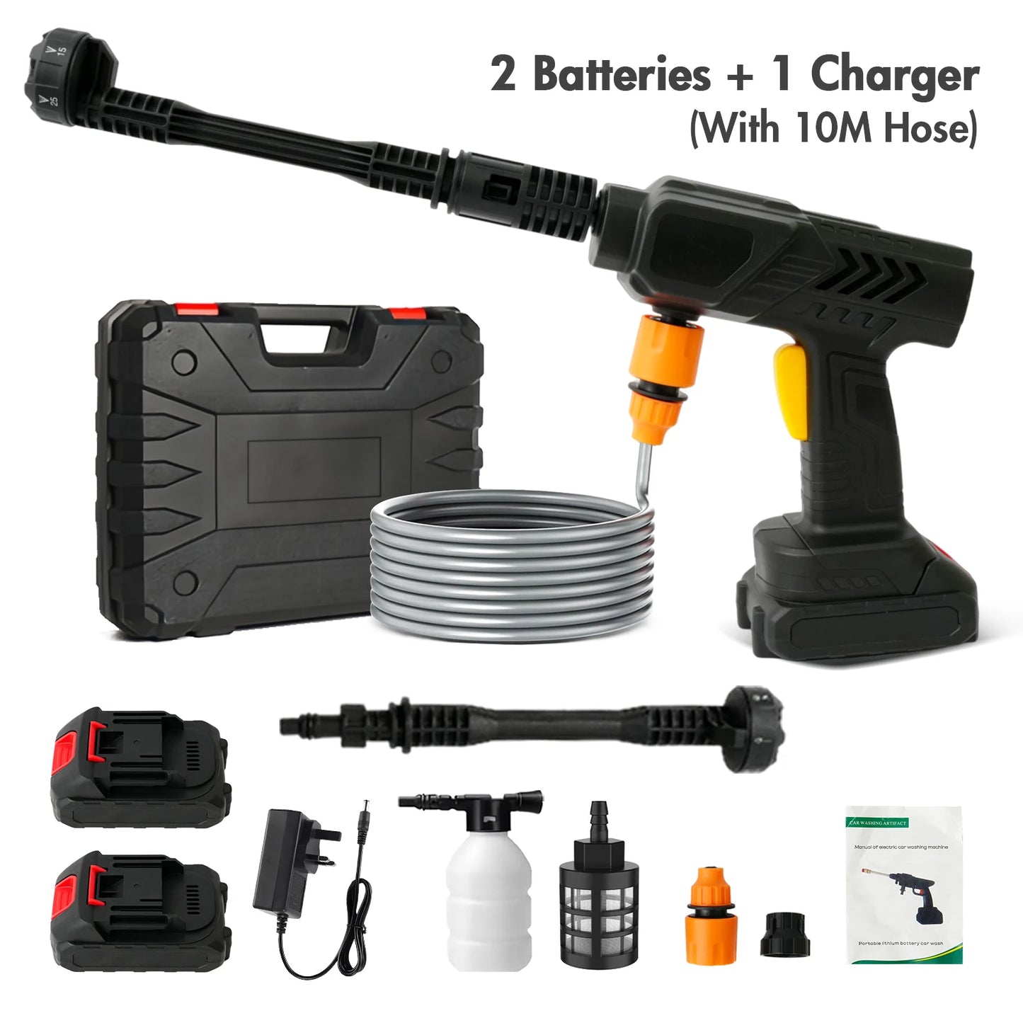 Cordless Pressure Washer Portable with Battery