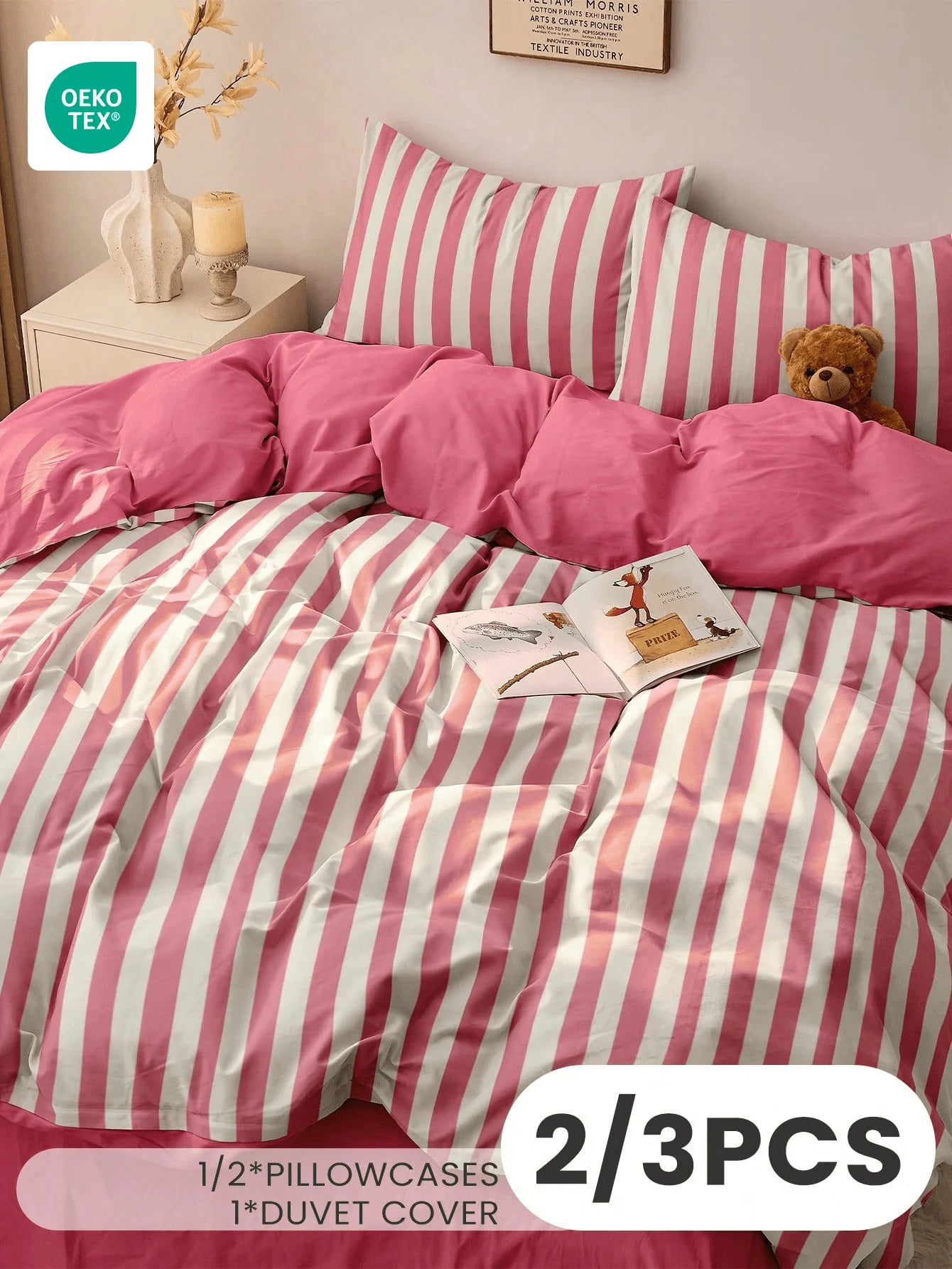 Striped Bedding Set