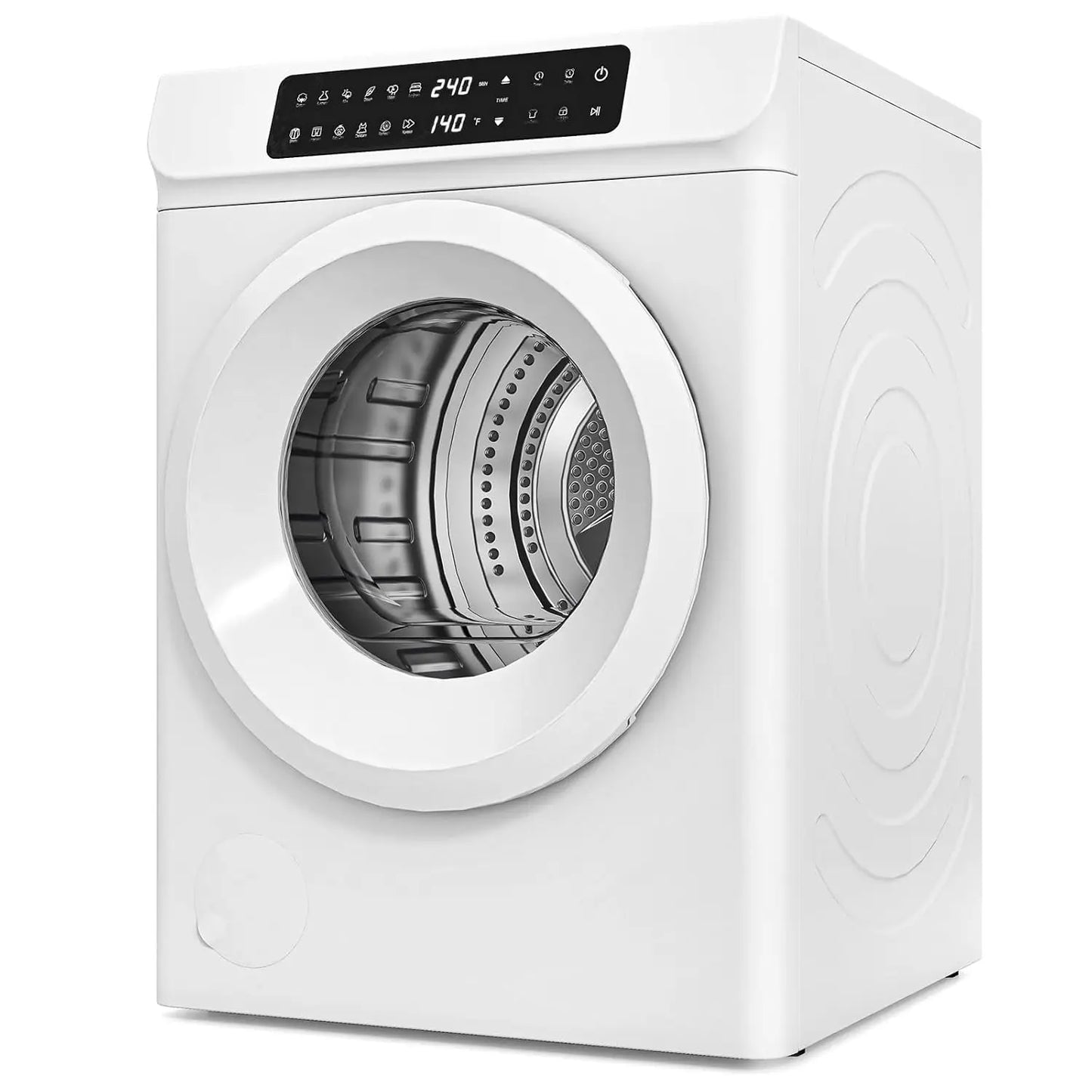 Large Capacity Laundry Dryer with Stainless Steel Tub, Dryer Machine