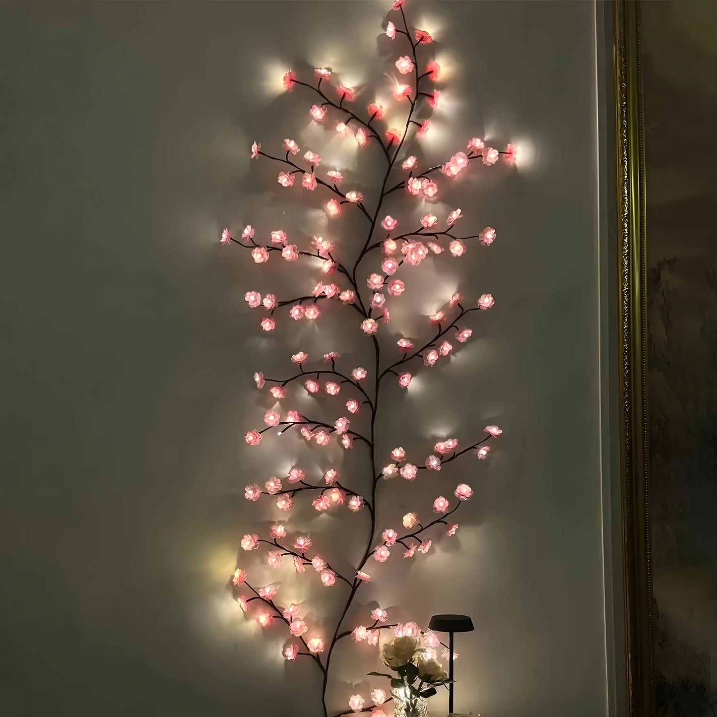 1 Piece of Pink Cherry Blossom Vine Light