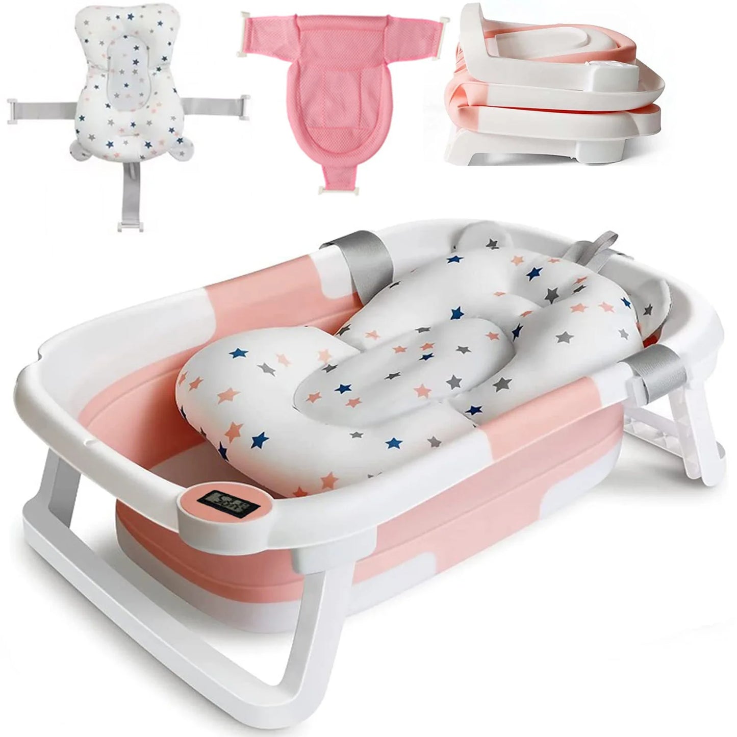 Baby Bathtub with Thermometer