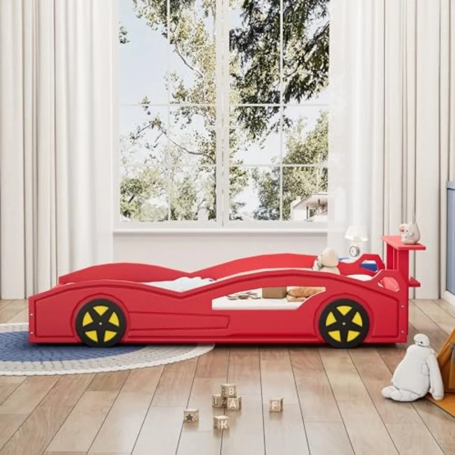 Car-Shaped Platform Twin Bed Frame