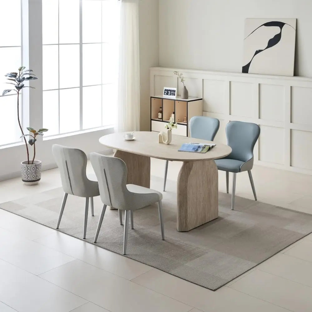 Multi-Functional Oval Extendable Dining Table