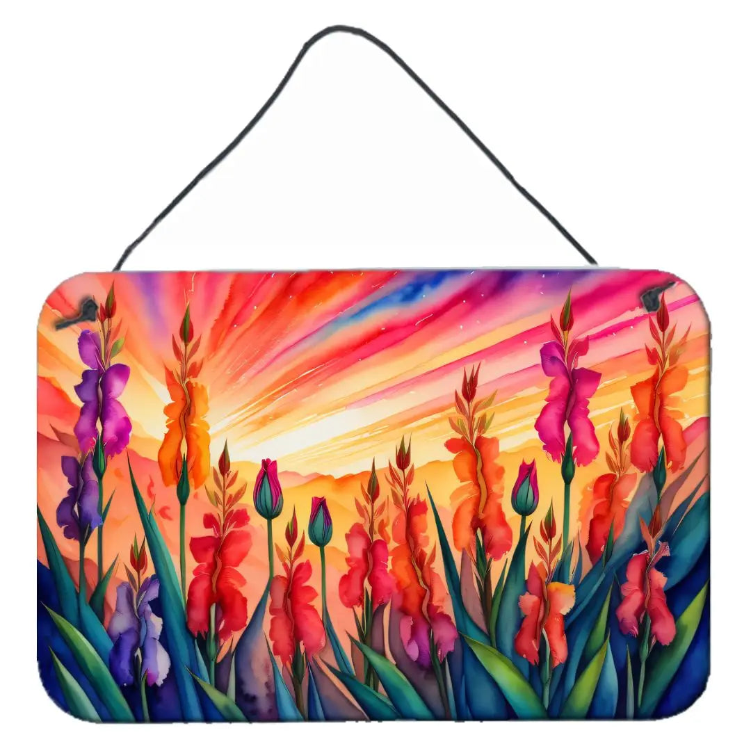 Multicolor NEW Gladiolus Wall Decor