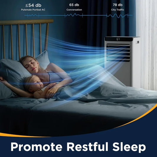 Portable Air Conditioners with Remote Control and Installation