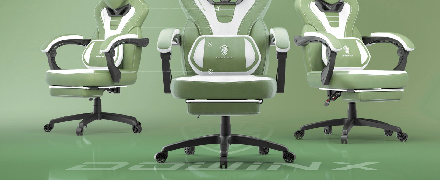 Big and Tall Gaming Chair with Footrest