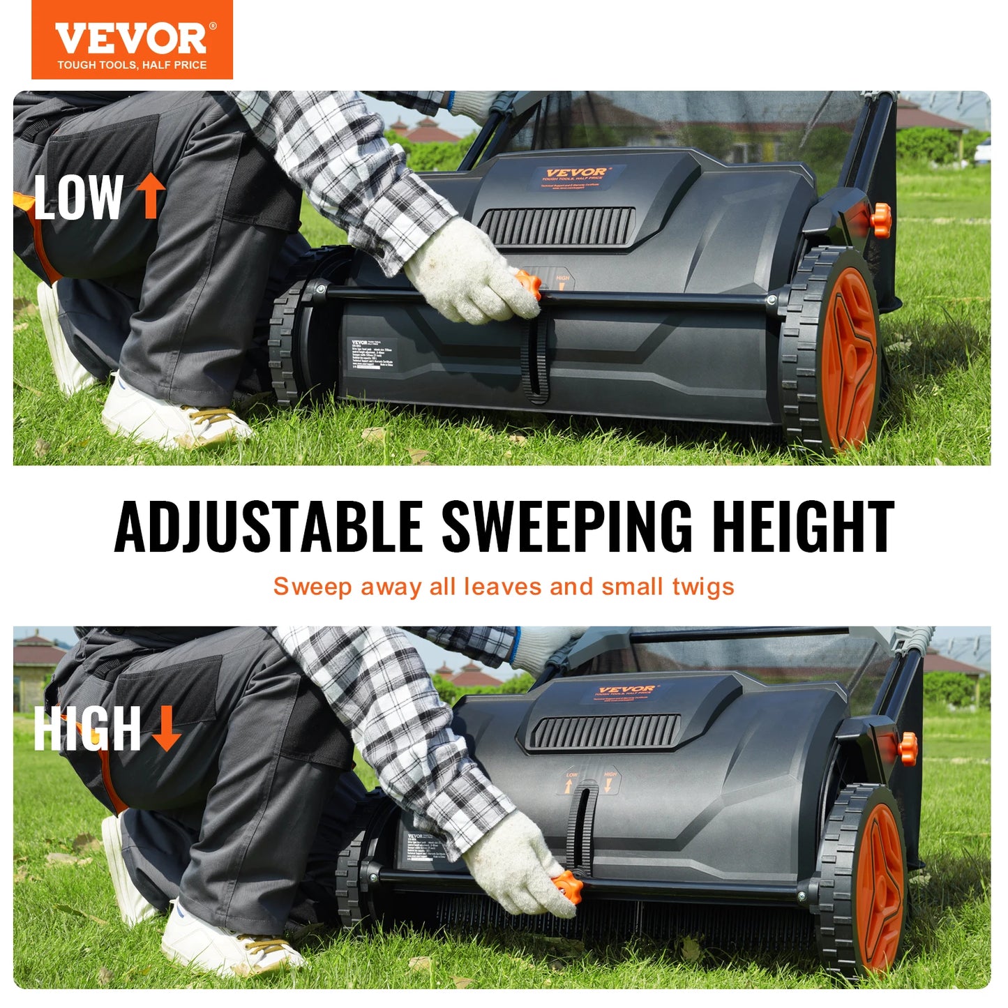 Push Lawn Sweeper