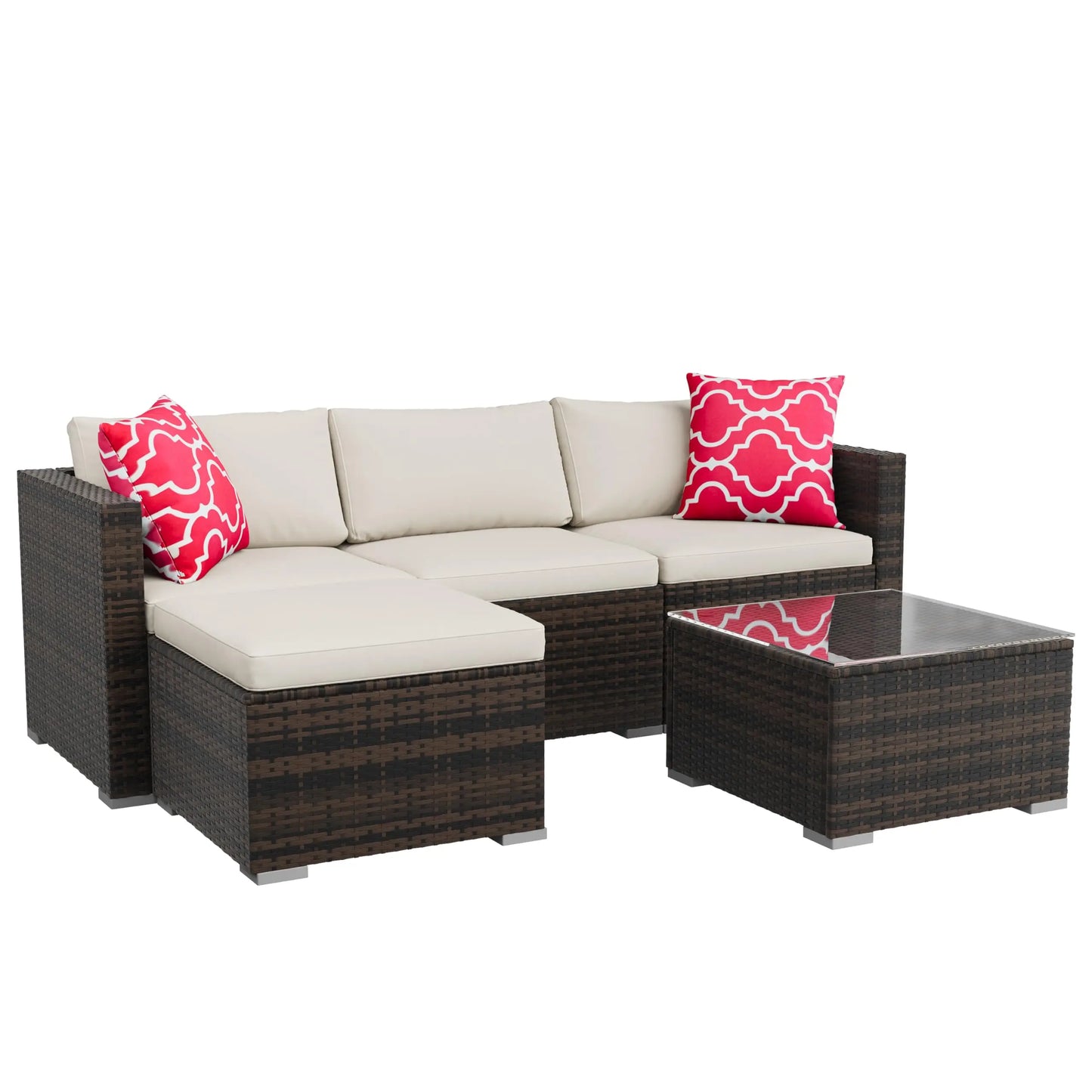 All Weather Wicker Patio Furniture Set