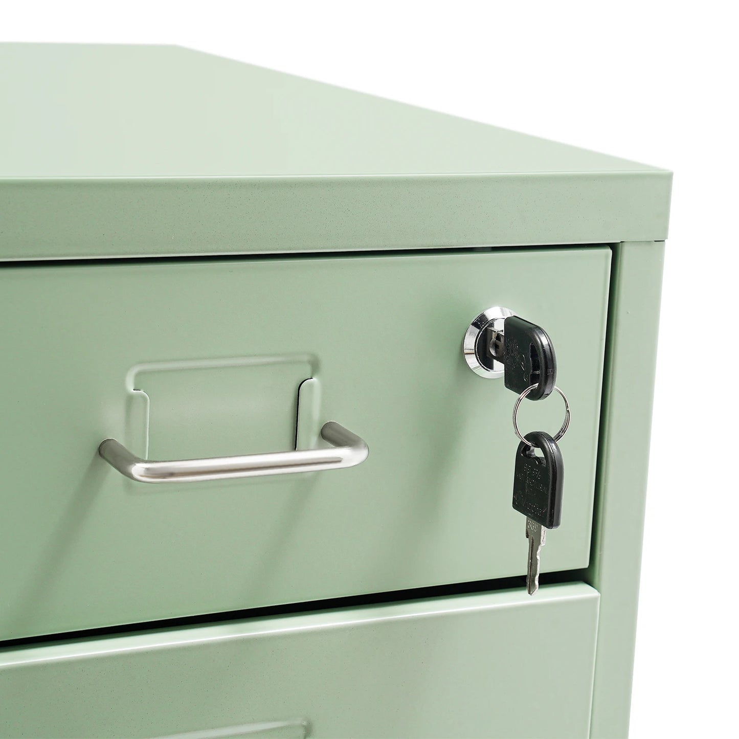 Lockable Rolling Metal File Cabinet